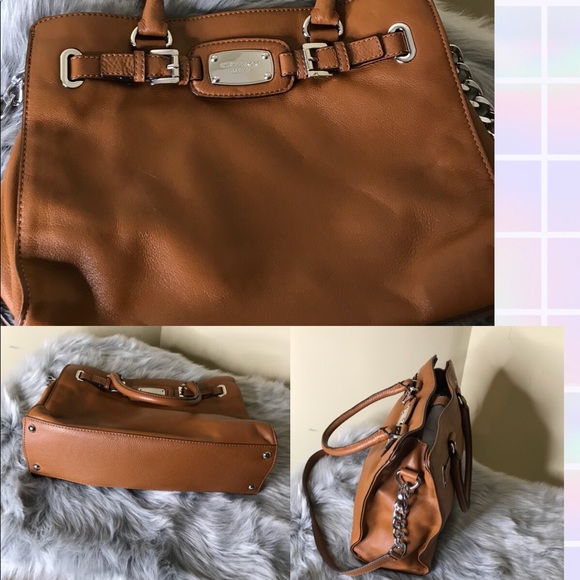 Michael Kors Hamilton Leather Satchel - Picture 6 of 8